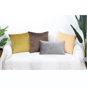 Soft Square velvet pillow case cover for Sofa Bedroom Car  throw pillow case